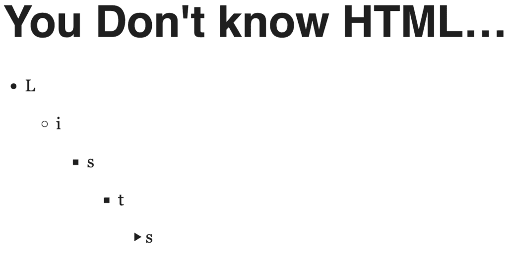 Les 5 types de listes HTML que tu ignores probablement