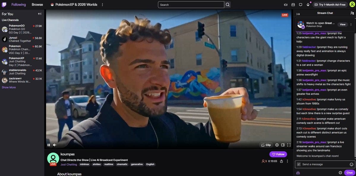 La génération vidéo IA passe enfin en temps réel