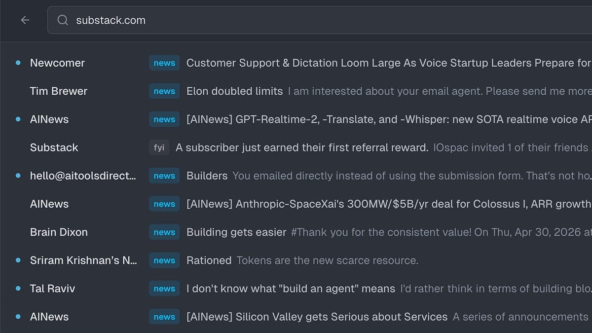 J'ai construit mon appli email avec l'IA en une semaine